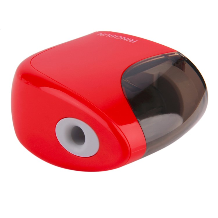 Battery Powered Electric Pencil Sharpener - Red-3