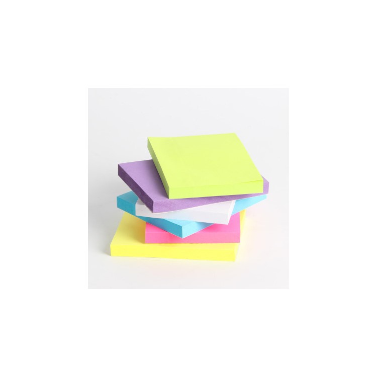 Fluorescent Color Post-it 75 x 100 mm CX13-109 Strong Adhesive Note (Random Color)-2