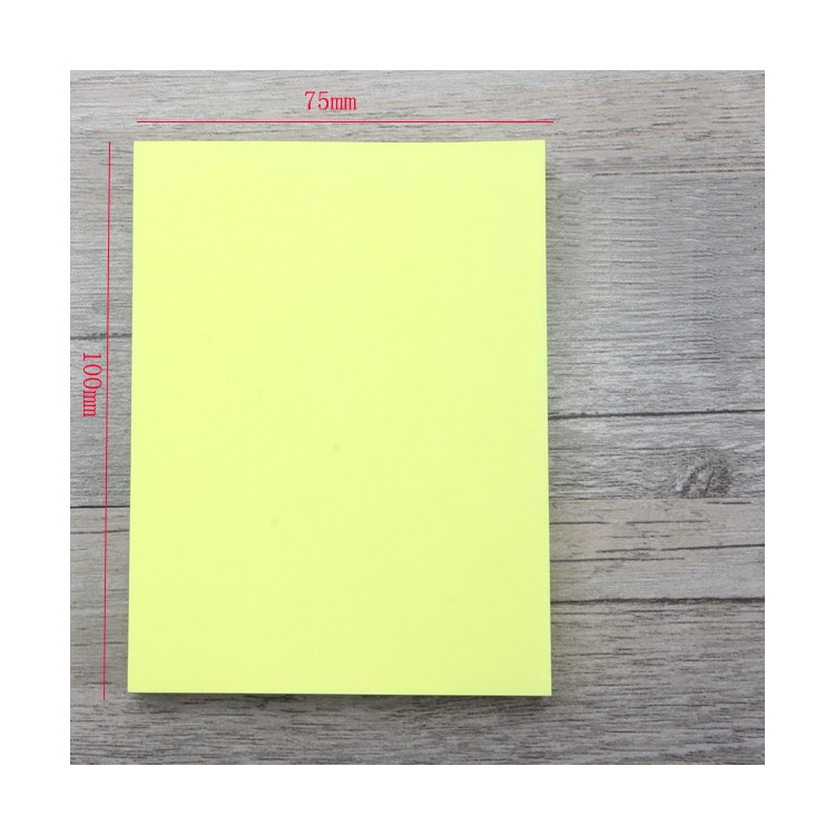 Fluorescent Color Post-it 75 x 100 mm CX13-109 Strong Adhesive Note (Random Color)-3