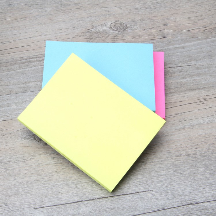 Fluorescent Color Post-it 75 x 100 mm CX13-109 Strong Adhesive Note (Random Color)-5