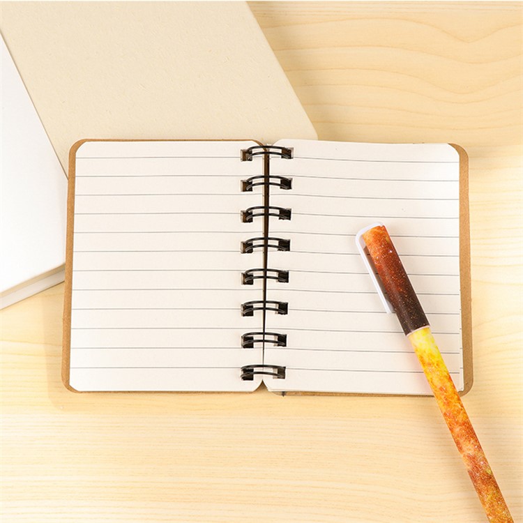 Cartoon Patterned Loose-leaf Journal Notebook - Giraffe-2