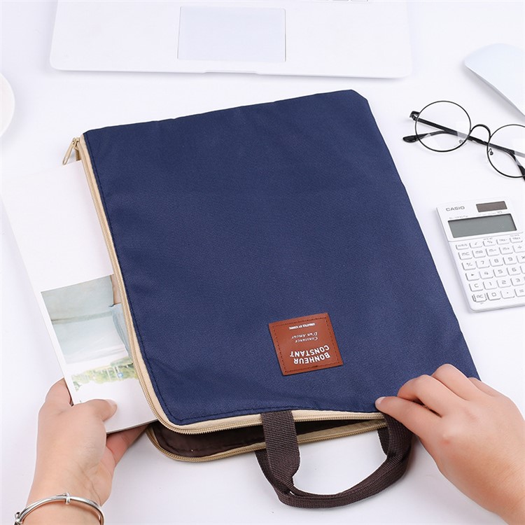 Multifunctional Portable Double-layer Zipper A4 File Bag-1
