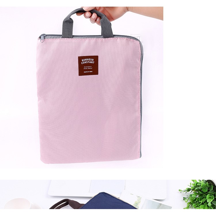 Multifunctional Portable Double-layer Zipper A4 File Bag-2