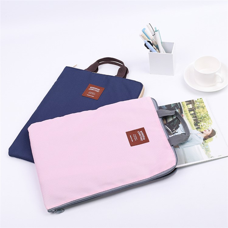 Multifunctional Portable Double-layer Zipper A4 File Bag-4