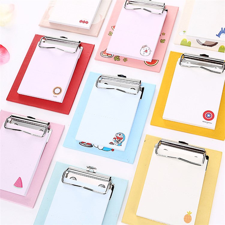 50 Sheets Creative Sticky Notes with Clamp-2