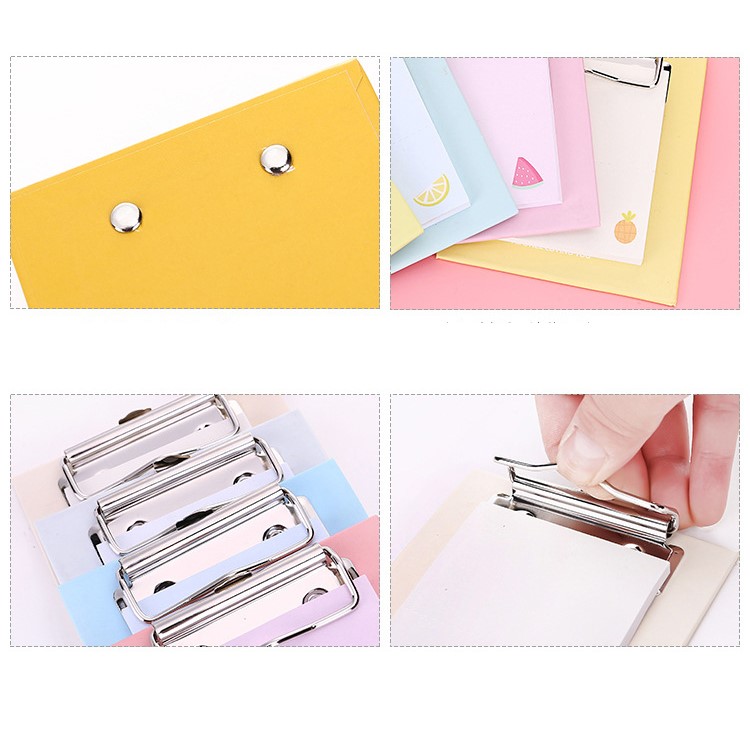 50 Sheets Creative Sticky Notes with Clamp-7