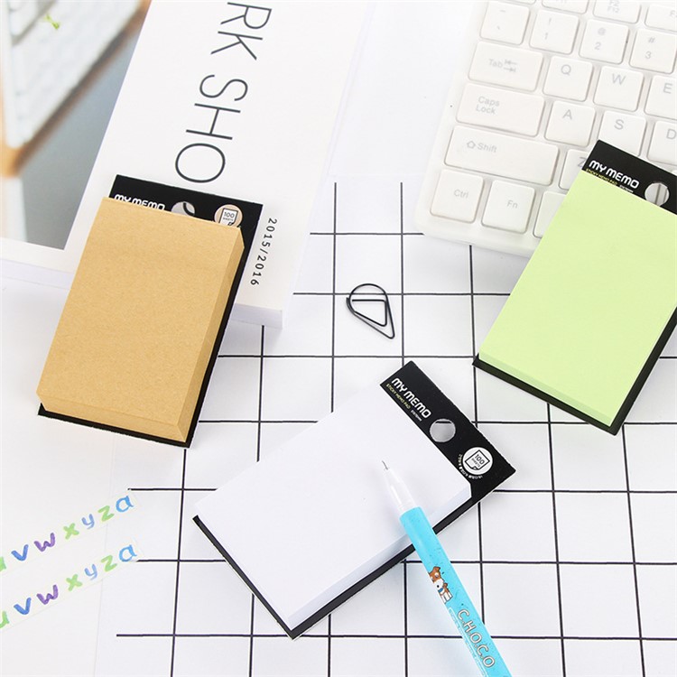 100 Sheets Sticky Notes Memo Self-Stick Notes 5x7.5cm - White-3