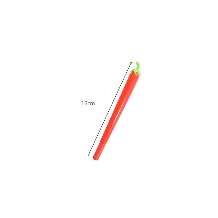 Creative Stationery Cute Pepper Shaped 0.5mm Gel Ink Pen (Black Ink)-4