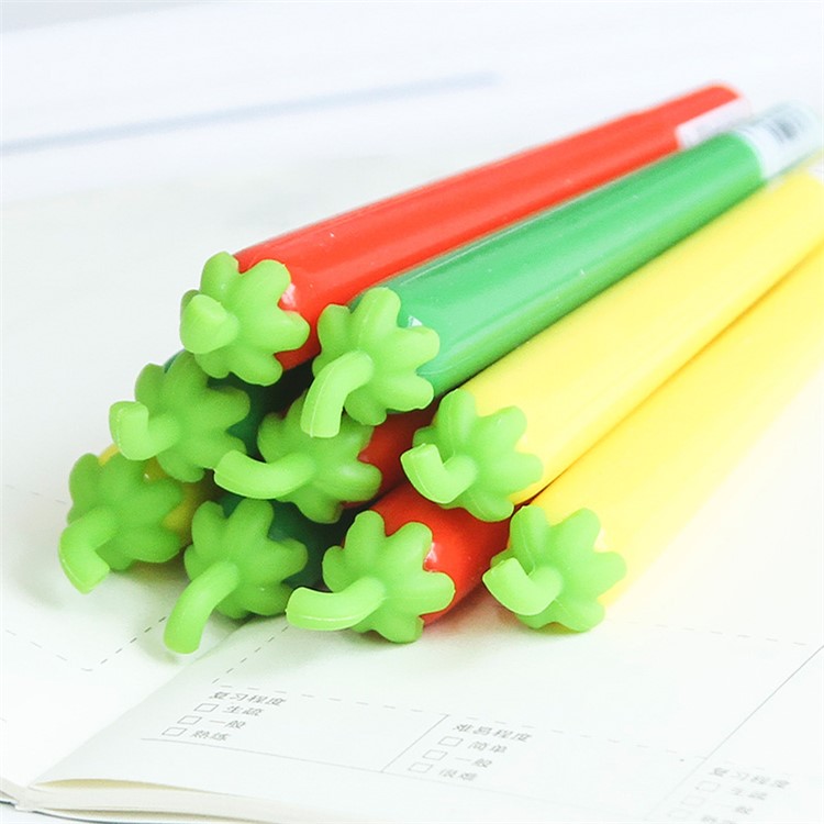 Creative Stationery Cute Pepper Shaped 0.5mm Gel Ink Pen (Black Ink)-5