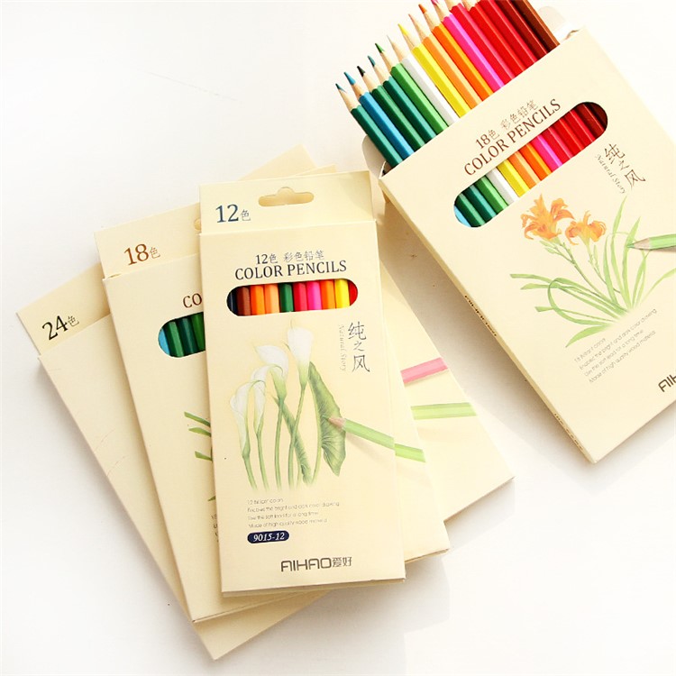 18-color Colored Pencils Drawing Pencils Perfect for Art Projects - Flat Package-2