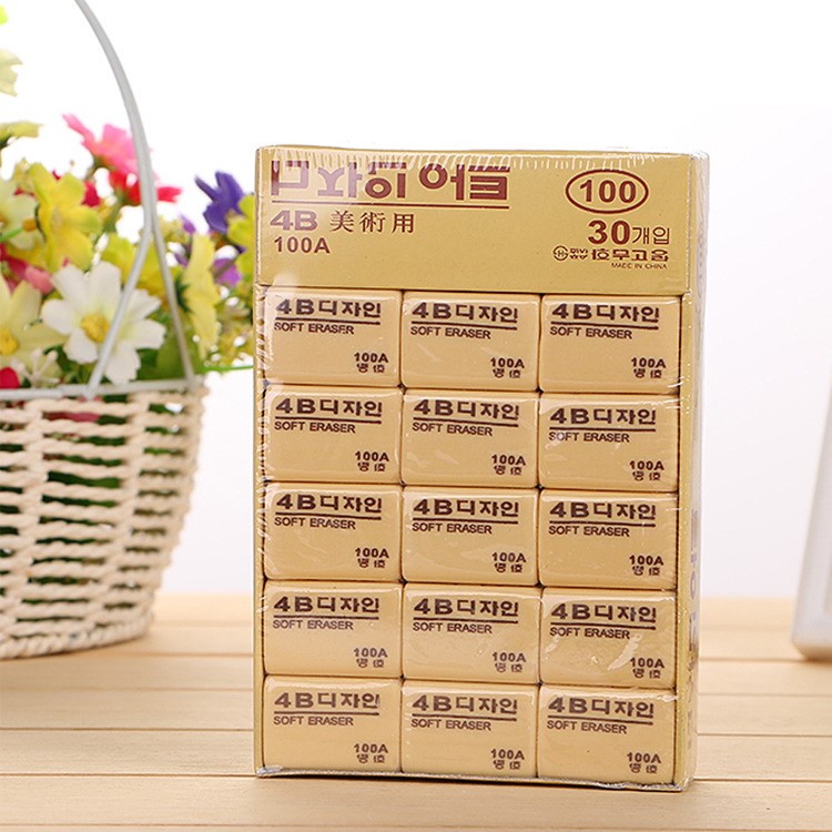 100Pcs 200A Mini Rubber 4A Erasers School Supplies Gifts for Kids-6