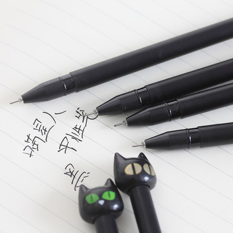 10pcs novelty big eye cat 0 38mm gel ink pen office 10pcs novelty big eye cat 0 38mm gel ink pen office