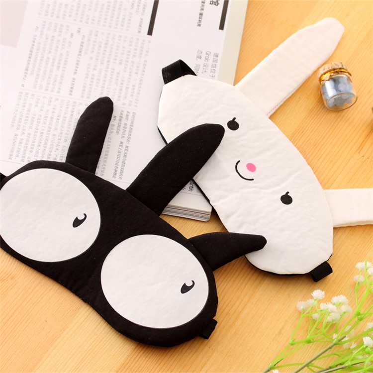 4Pcs/Set Cute Cartoon Pattern Cold and Hot Application Blindfold Eye Mask - Cartoon Tiger-2