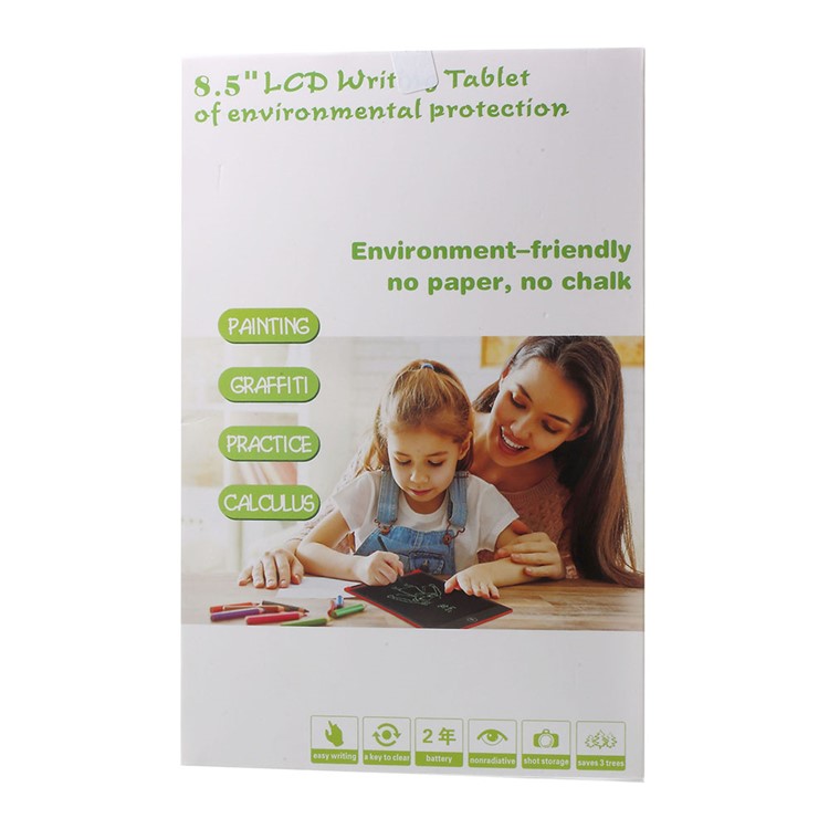 Portable 8.5 Inch LCD Writing Tablet Digital Drawing Tablet Handwriting Pad Electronic Tablet Board - Green-3