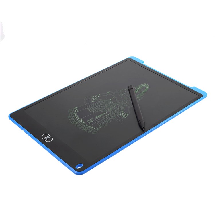 12 Inch LCD eWriter Handwriting Pad Writing Tablet with Stylus for Children - Blue-1