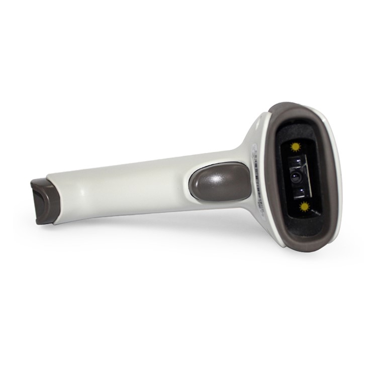 MJ-2300 Wireless One-dimensional Bluetooth Barcode LED Scanner - White-5