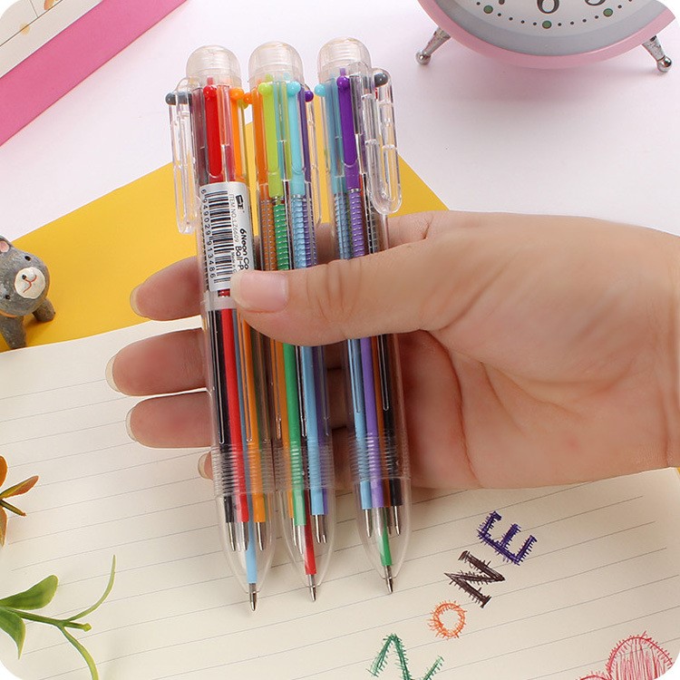 Creative School Stationery Cartoon Funny Multi-color Ballpoint Pen-3