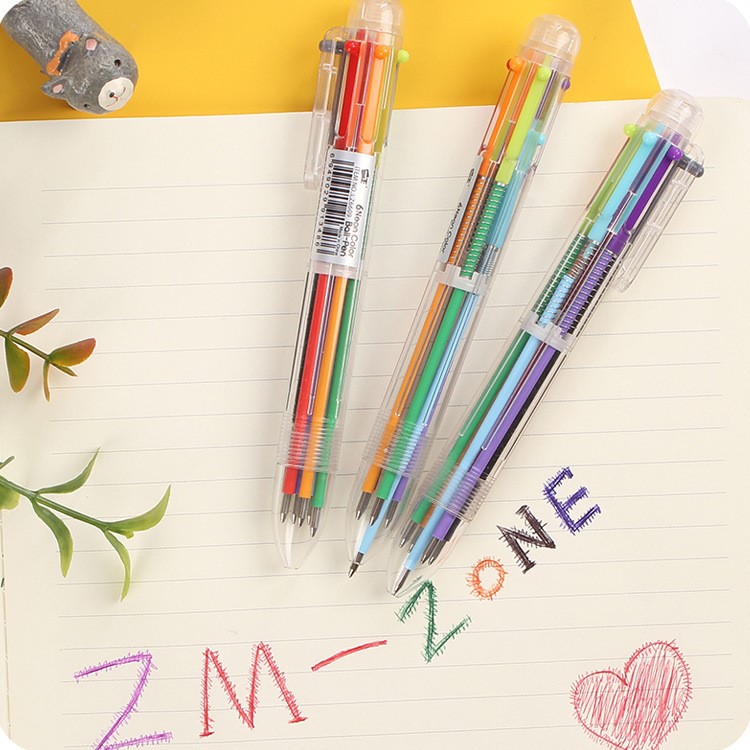 Creative School Stationery Cartoon Funny Multi-color Ballpoint Pen-5