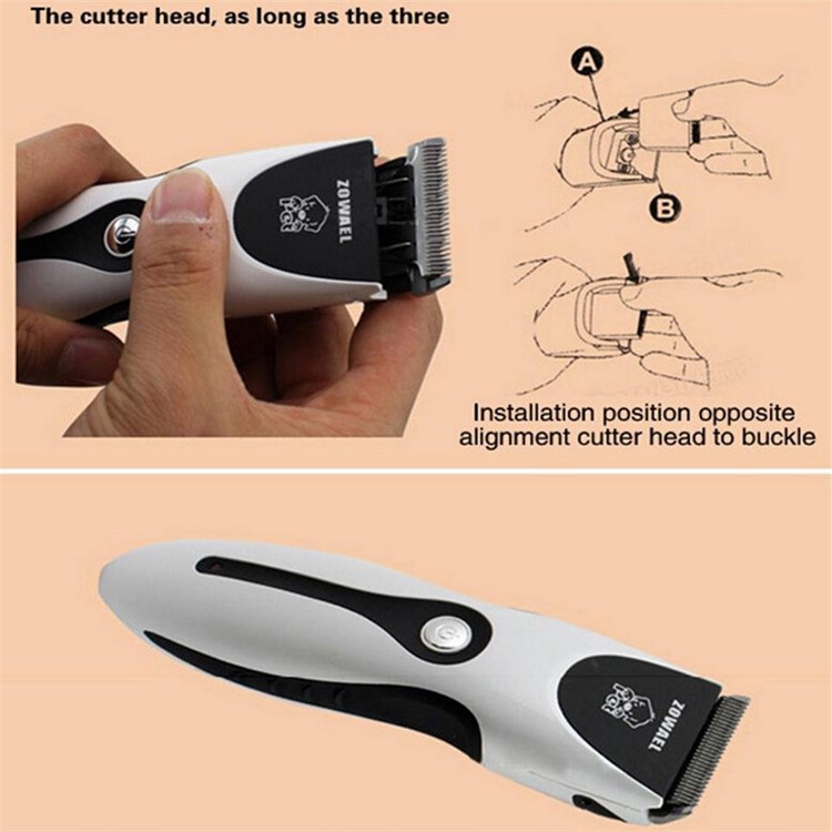 RFC-280A Low-noise Electric Pet Hair Trimmer Shaver Clipper - EU Plug-16