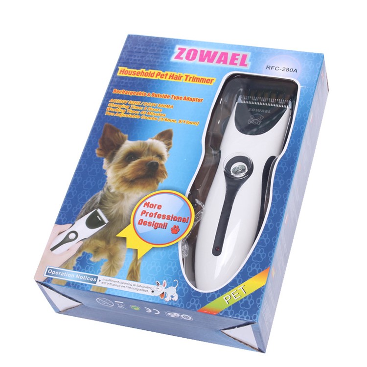 RFC-280A Low-noise Electric Pet Hair Trimmer Shaver Clipper - EU Plug-19