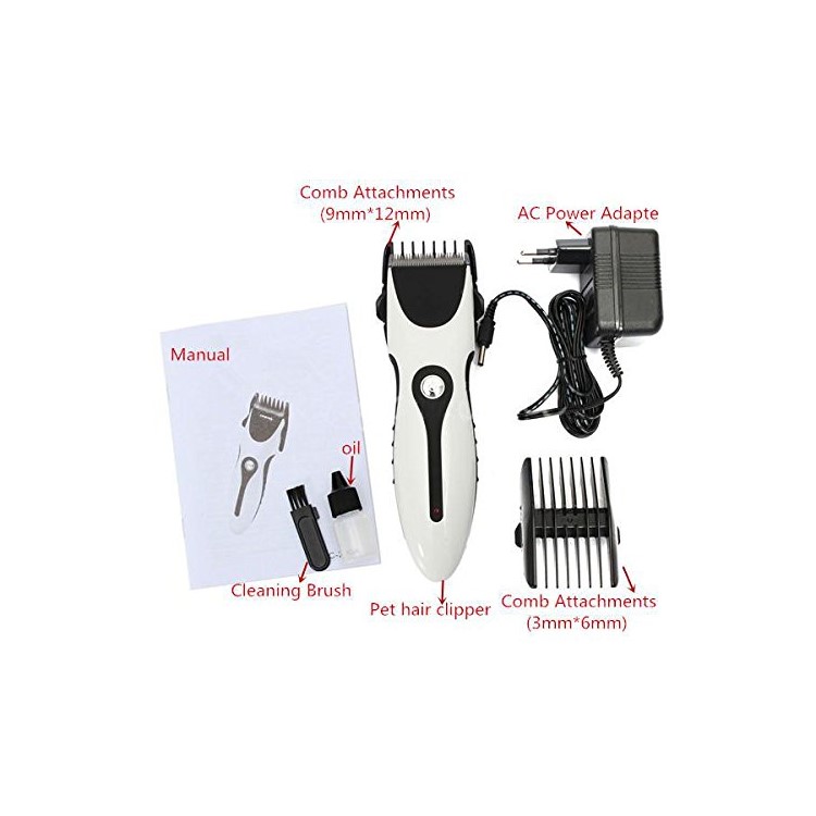 RFC-280A Low-noise Electric Pet Hair Trimmer Shaver Clipper - EU Plug-9
