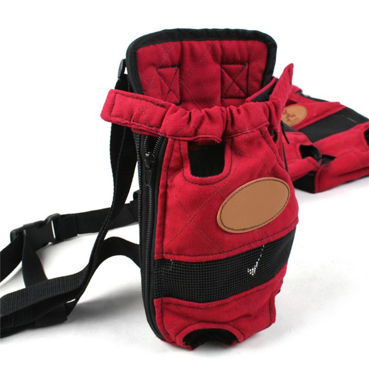 HOOPET Canvas Front Pack Pet Dogs Carrier Backpack Shoulder Bag, Size: L-1