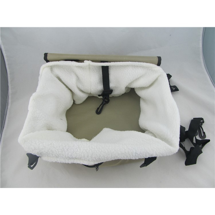 Car Pet Basket Booster Seat with Adjustable Safety Leash-3