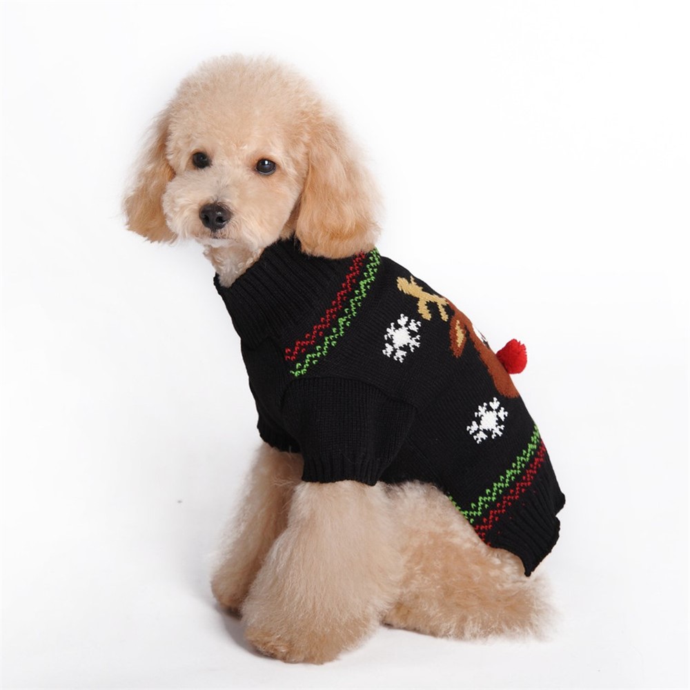 Costume Winter New Year Christmas Lovely Sweater Deer Puppy Clothes for Dog and Cat - XL-8