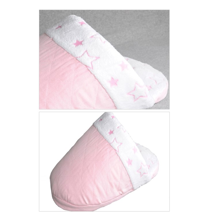 Lovely Slipper Shape Pet Dog Bed Teddy Puppy Cat Indoor House Soft Warm Cushion-4
