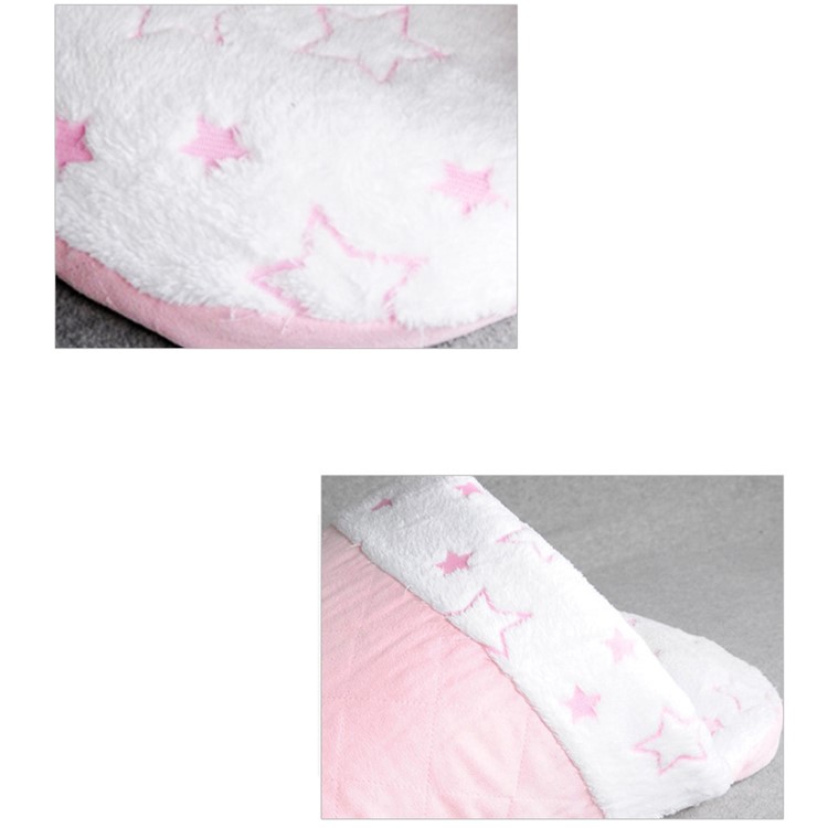 Lovely Slipper Shape Pet Dog Bed Teddy Puppy Cat Indoor House Soft Warm Cushion-6