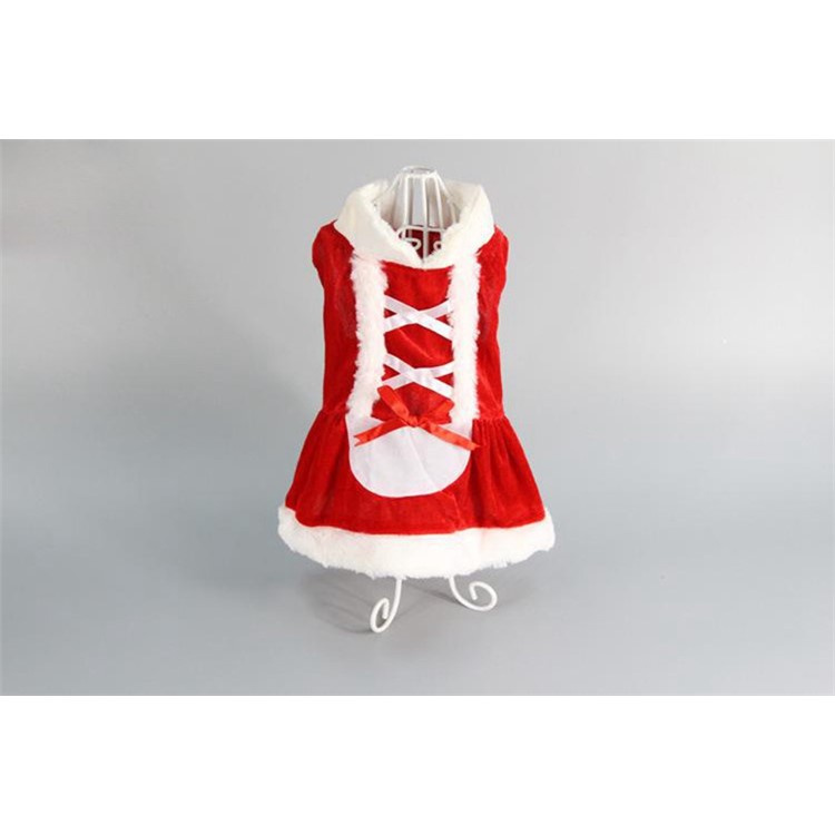 Costume Christmas Dress for Small Dog for Winter Spring - S-4