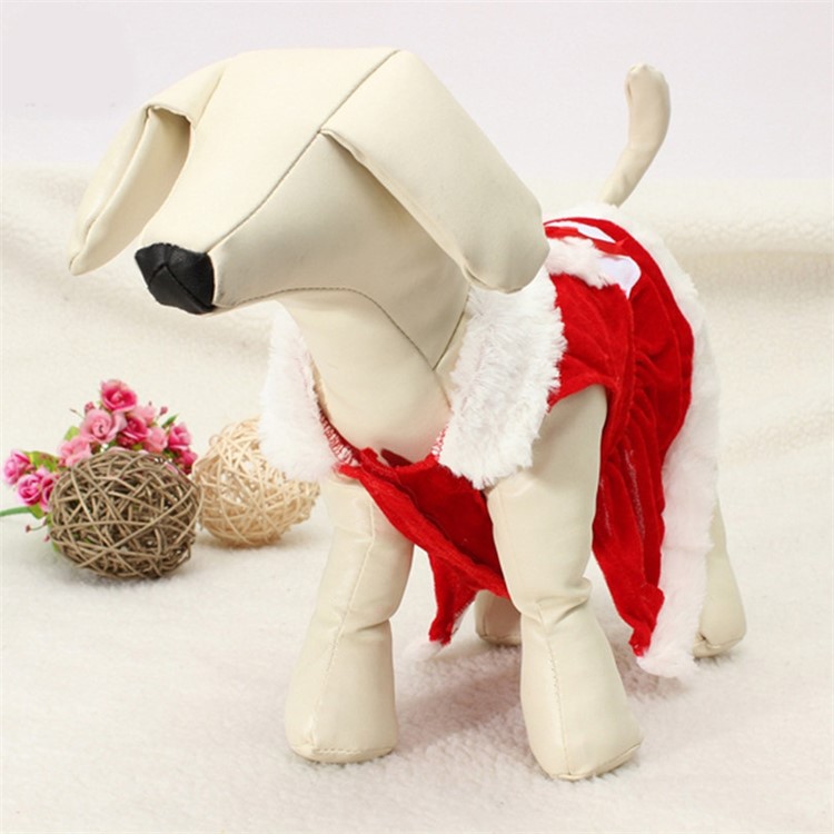Costume Christmas Dress for Small Dog for Winter Spring - S-6