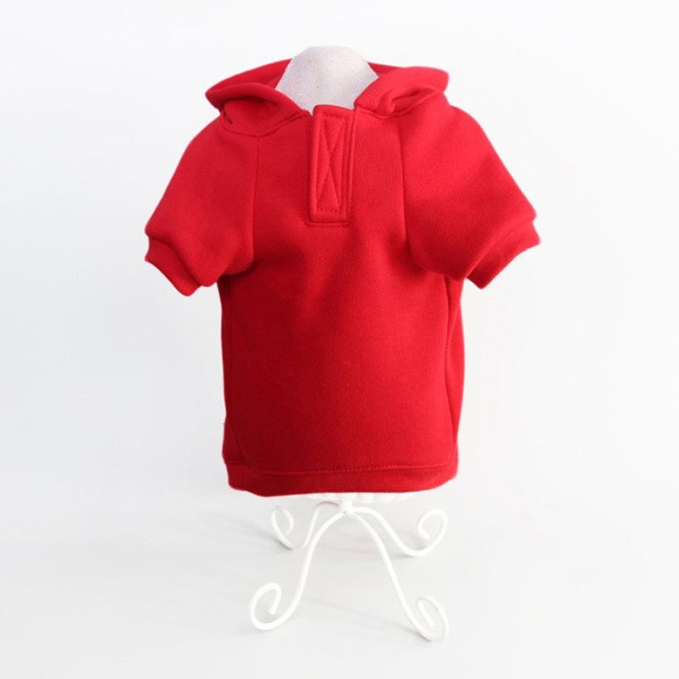 LED Costume Deer Puppy Clothes Christmas for Dog and Cat - Red / S-4
