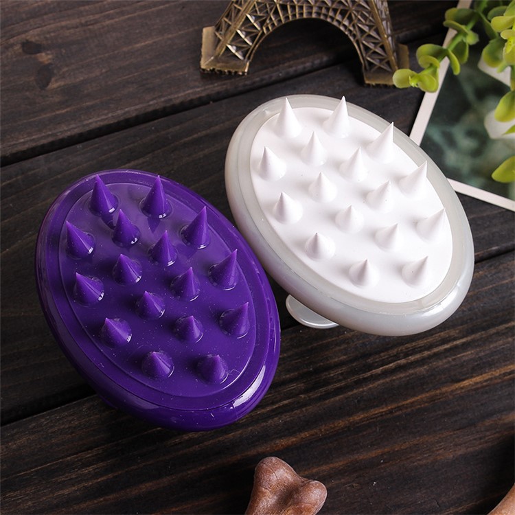 Cat Dog Brush Ultra-Soft Silicone Pins No Scratching Pet Grooming Tool Shedding Massage - White-14