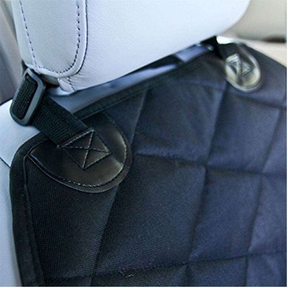 Waterproof Oxford Cloth Car Seat Mat Non Slip Dog Car Seat Cover Protector - Black-2