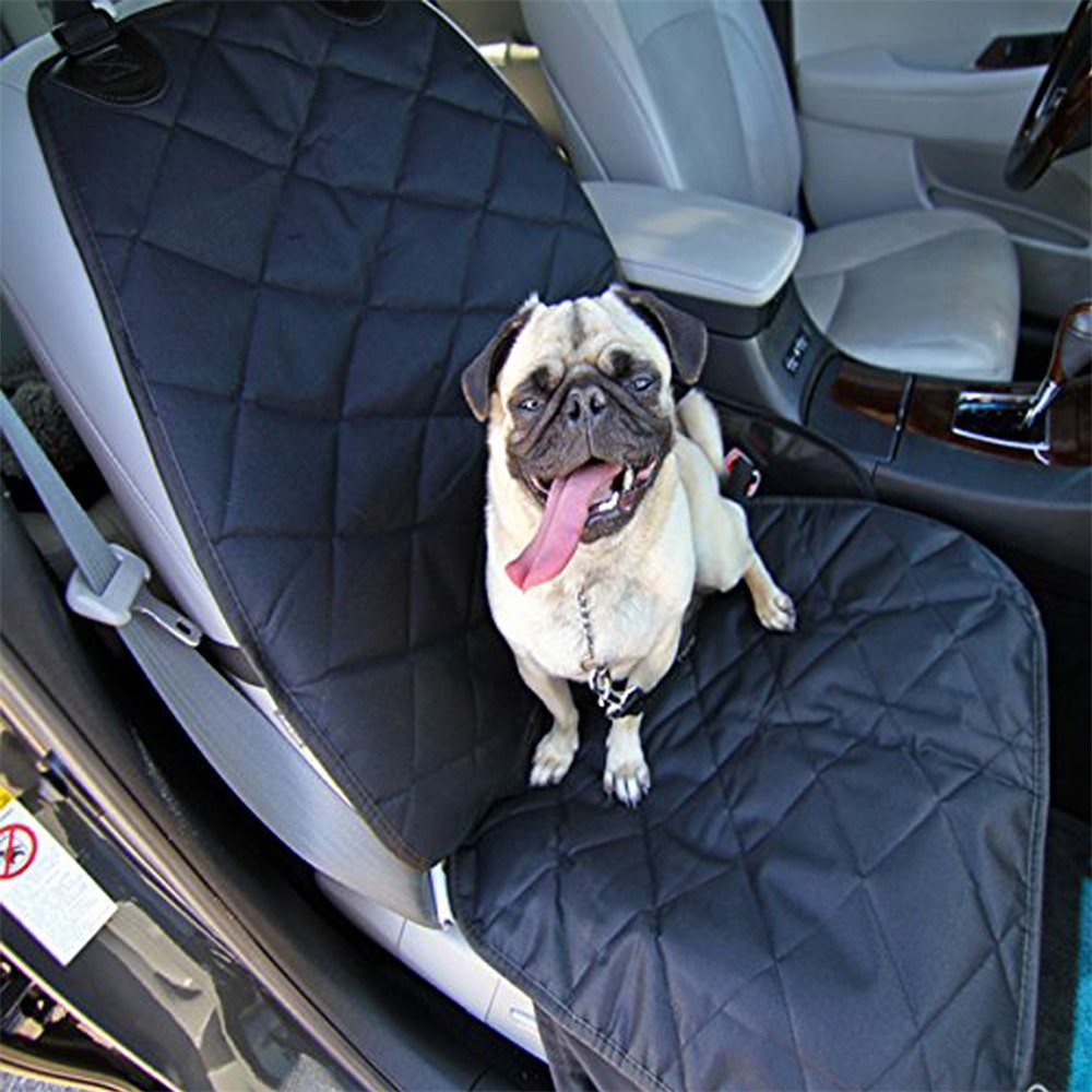 Waterproof Oxford Cloth Car Seat Mat Non Slip Dog Car Seat Cover Protector - Black-3
