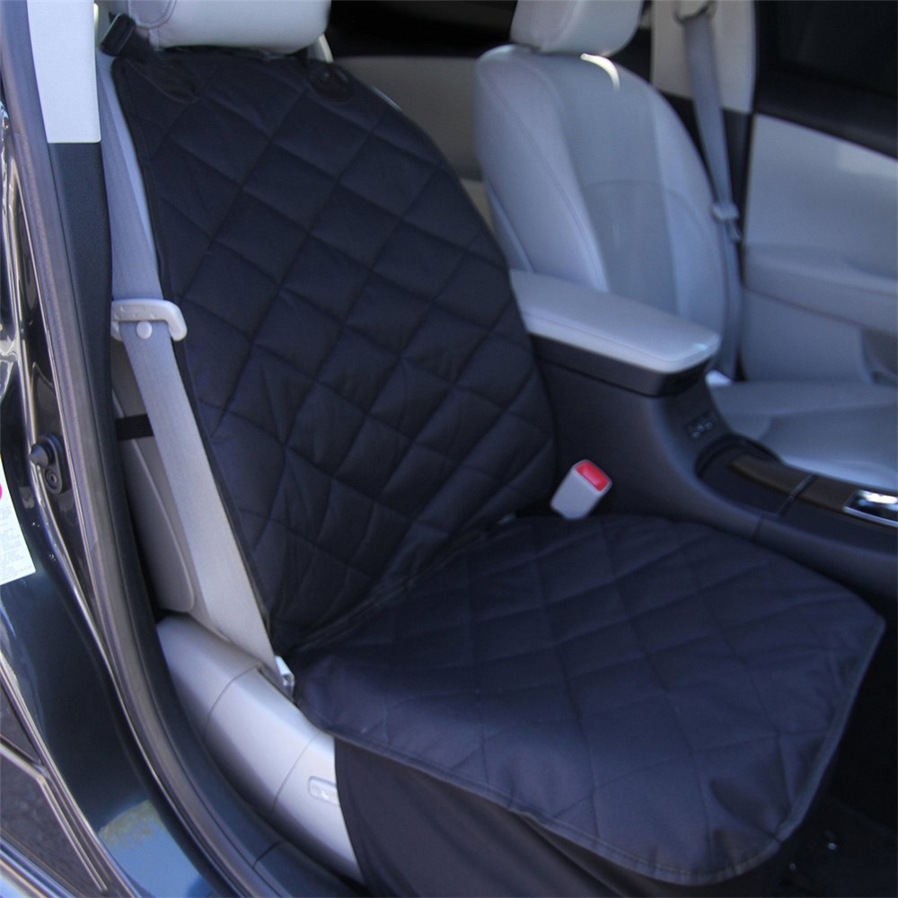 Waterproof Oxford Cloth Car Seat Mat Non Slip Dog Car Seat Cover Protector - Black-6