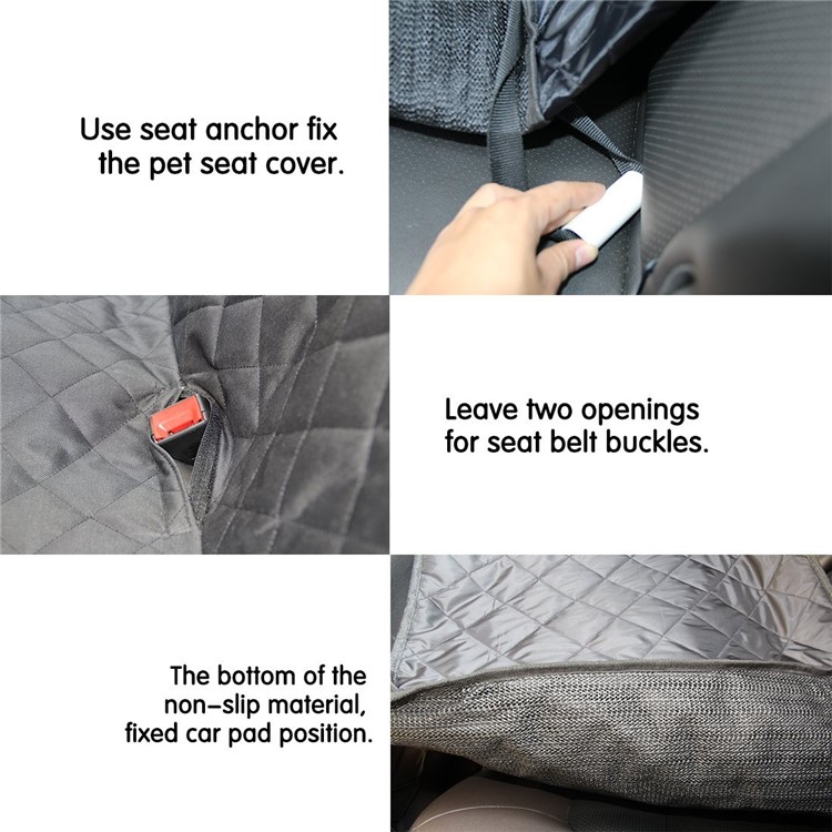 Oxford Fabric Pet Car Seat Cover Mat Blanket Anti-skid Water-proof Hammock Cushion Fence Covers-2