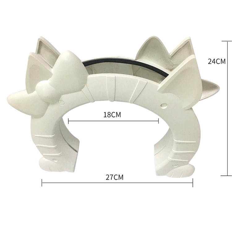 PET Interior Pet Door Easy Access Safety Attractive Keeps the Dogs Out of the Cat Room - M / White-2