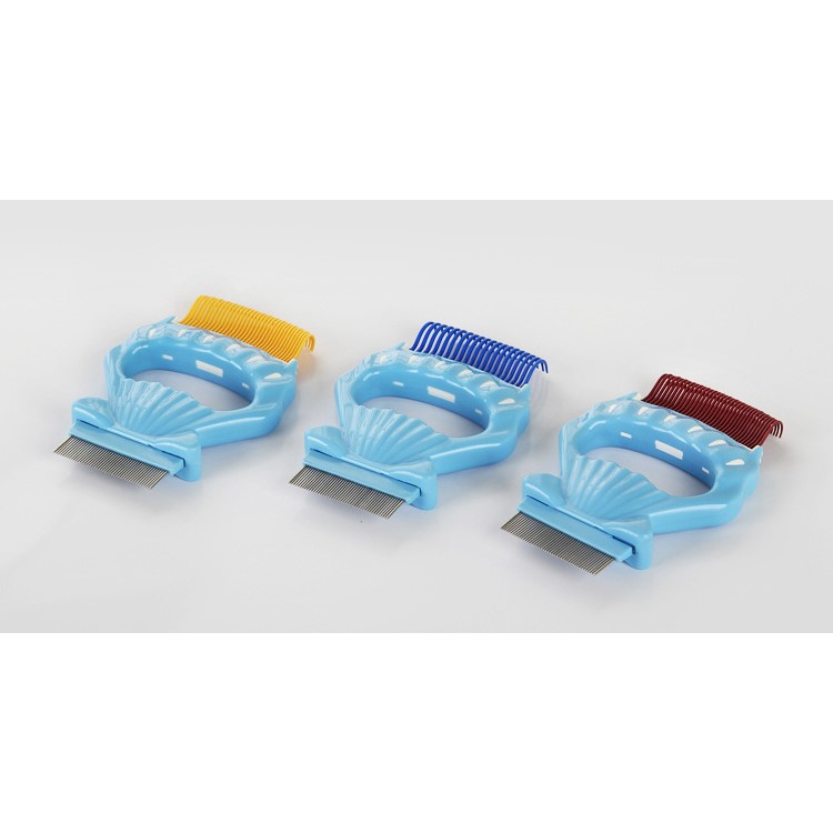 Pet Dematting Comb Grooming Undercoat Rake Brush, Size: 12 x 8cm-10