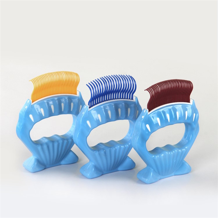 Pet Dematting Comb Grooming Undercoat Rake Brush, Size: 12 x 8cm-12
