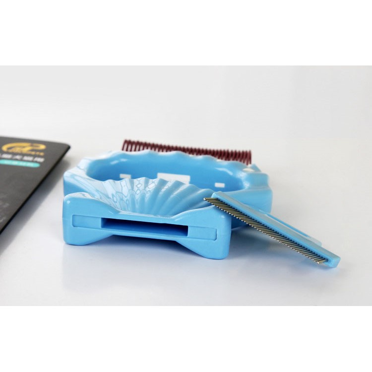Pet Dematting Comb Grooming Undercoat Rake Brush, Size: 12 x 8cm-9