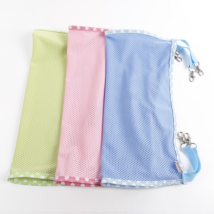 Cute Pet Hanging Bed Breathable Mesh Cat Cage Hammock Bed Mat - S / Pink-3