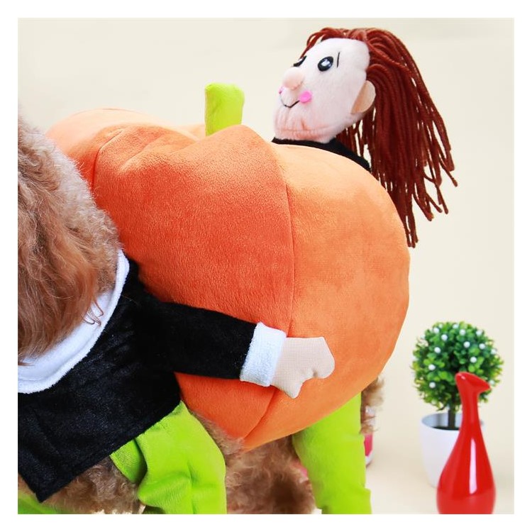 Pet Dog Costume Clothes With Pumpkin for Halloween Party Xmas Christmas Gift - XL-6