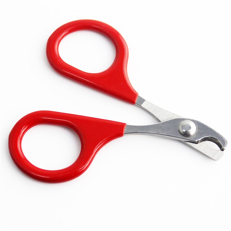 Nail Clippers with Big Handles for Cat Small-breed Dog Puppy & Small Animals Rabbit Bird - Red-5