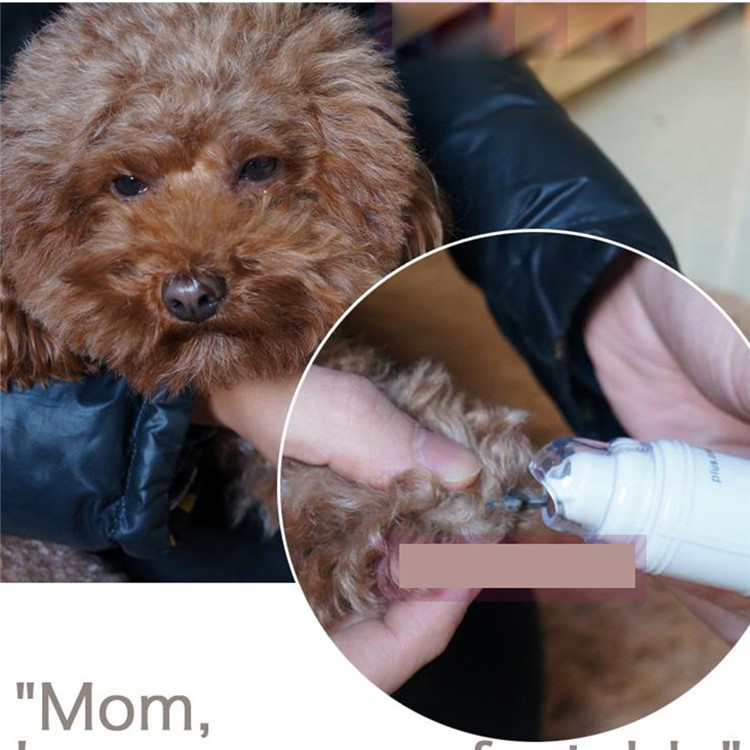 Battery Operated Nail Grooming Tool for Dogs Cats - White-2