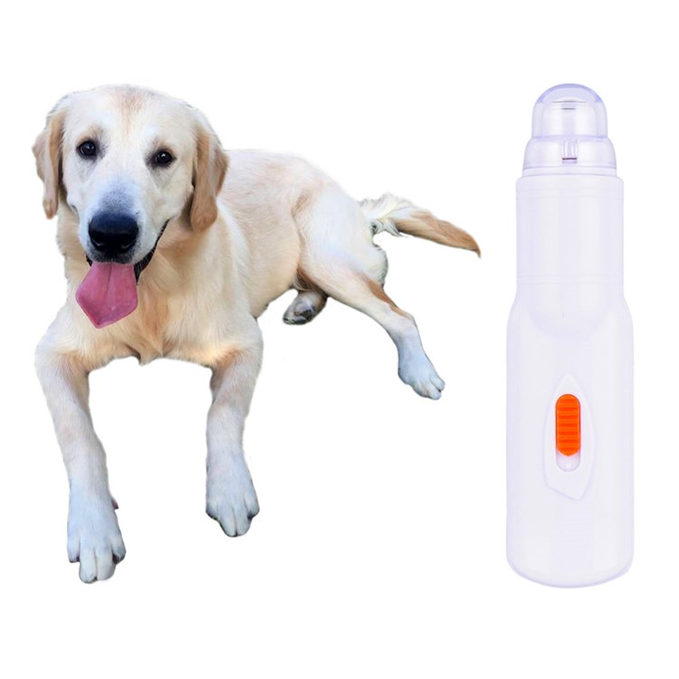 Battery Operated Nail Grooming Tool for Dogs Cats - White-3