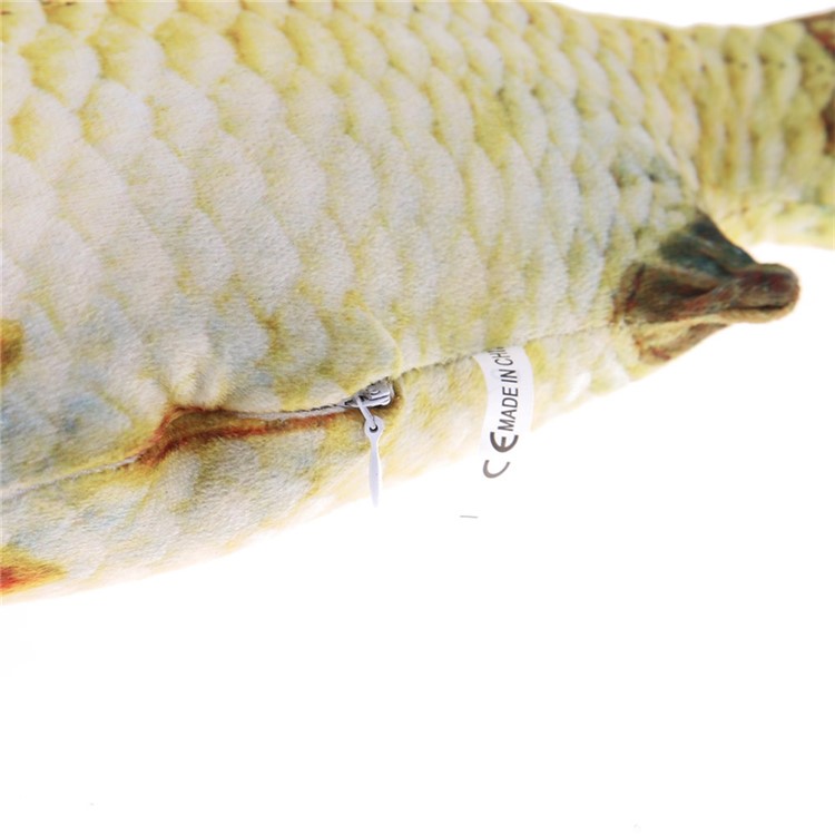 Cat Catnip Mint Fish Toys Kitty Treat Simulated Animal Fish for Kitty - S / Grass Carp-4