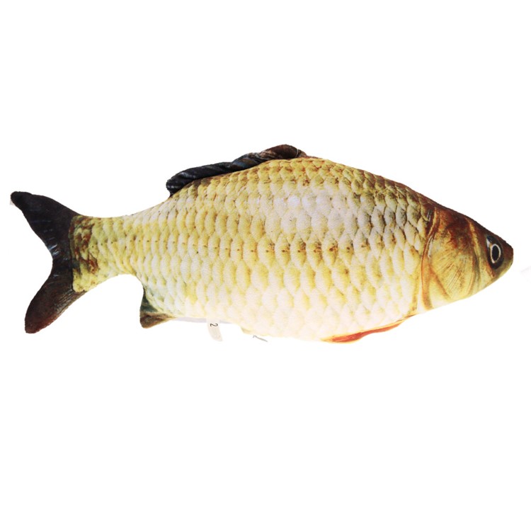 Cat Catnip Mint Fish Toys Kitty Treat Simulated Animal Fish for Kitty - S / Grass Carp-5