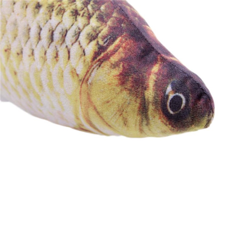 Cat Catnip Mint Fish Toys Kitty Treat Simulated Animal Fish for Kitty - S / Grass Carp-7